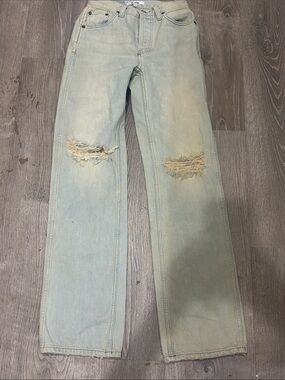Re/Done 90s high rise loose - Pale Blue Vintage-Inspired Jeans